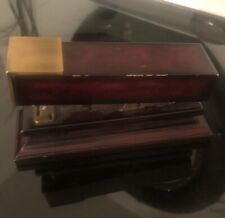 vintage bombay company Wooden And Gold Stapler picture