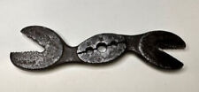 Vintage Antique Hawkeye Crocodile 8” Wrench Made in the USA 5/16 3/8 1/2 Threads picture