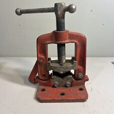 Vintage Sears Cast Pipe Vise Bench Mount Cap 1/8- 2 1/2” Used Made In USA picture