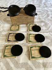 Vintage Welding Goggles American  Optical Lenses 1916 In Box With Lenses picture
