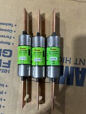 LOT OF 3 BUSSMANN FUSETRON FRS-R-100 Fuse 100 Amp NEW NO BOX picture