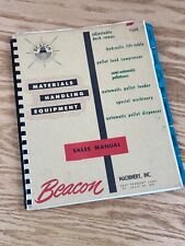 Vintage Catalog Beacon Machinery Materials Handling Sales Manual 1968 No 1168 picture