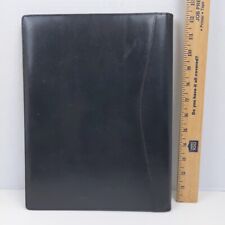 Vintage Barrington Portfolio Black Leather Tan Suede Organizer Office Notebook picture