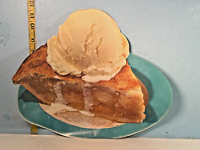 Vintage Food Cut-Out Display Print: Mama's Apple Pie w/Ice Cream Topper picture