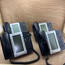 Lot of 4 Mitel 5340 IP Phone Black With Stand And Cord picture