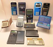 Texas Instruments, Casio, HP, Sharp Calculator Lot (Vintage + Modern) picture