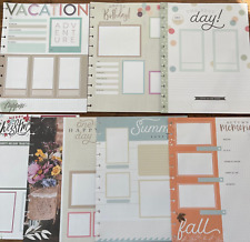 Happy Planner Memory Keeping Big Page Inserts 23 Pages 8.5x11 picture