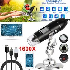8 led 1600X 10MP USB Digital Microscope Endoscope Magnifier Camera with Stand picture