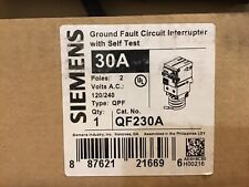New Siemens QF230A Ground Fault Circuit Interrupter 30 Amp 2 Pole 120V picture