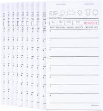 Guest Check Pads EP-3616WP-1 (10 Pads), Total 500 Sheets White Waitress Notepad, picture