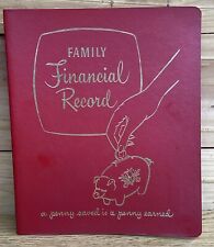 Vintage Record Account Book Financial Accounting Books Journal Ledger picture
