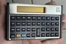 Vintage HP-12C Financial Calculator Hewlett Packard HP 12C w/ Case Tested Clean picture