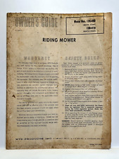 Vintage Original MTD Products Riding Mower 130-460-470 Owners Guide Manual Book picture