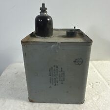 Vintage General Electric PYRANOL Capacitor  .1 MU-F 12000 V DC . k47J948 picture