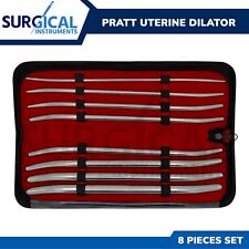 Pratt Uterine Dilator Set 8 pcs OB/Gynecology Surgical Instruments German Grade picture