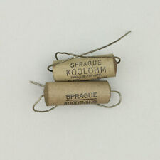 Pair Vintage Sprague Resistor 3K Ohm 5W Watt Koolohm Power Wirewound NOS 3000 picture