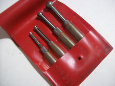 Vintage STARRETT No. S829E SMALL HOLE GAGES, Full Set Ball Sizes A, B, C and D picture
