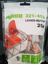 Wago 221-415 LEVER-NUTS 5 Conductor #24-#12 25 Bag brand new picture