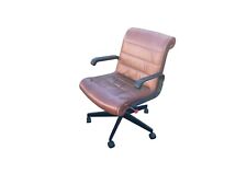 Vintage Early 2000s Terracotta Brown Herman Miller Knoll Sapper Chairs  picture
