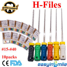 Dental Endodoncia Endo Root Canal H Files #15-#40 25mm Stainless Hand Use 10Pks  picture