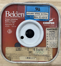 Belden 83007 0081000 Hook-Up Wire, 1C, 20 AWG, 19x32, Gray 1,080 ft. Spool picture