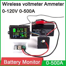 LCD Display Wireless Voltmeter Ammeter Battery Capacity Monitor Charge Discharge picture
