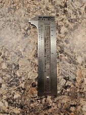 Vintage Burndy Wire-Mike Wire Gauge Micrometer S. Steel Pocket Caliper picture