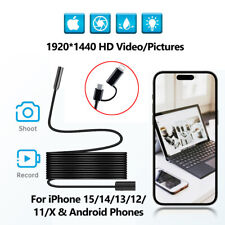 10M/33FT Endoscope Inspection Camera For Samsung S24/S23/S22+ Ultra iPhone 15 14 picture