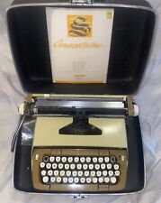 Smith-Corona Galaxie Twelve XII 12 Typewriter W/ Case TESTED WORKS With Paper picture