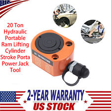 20 Ton Hydraulic Portable Ram Lifting Cylinder Stroke Porta Power Jack Tool picture