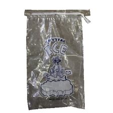 CRYSTAL ICE BAG 10lb With DRAWSTRING ( 500 in a Pack ) picture