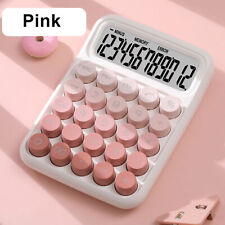 Extra Lcd Calculator Vintage Gradient Color Mechanical with Display for Home picture