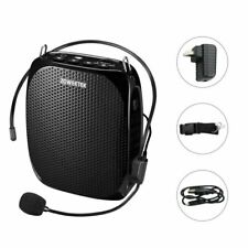 ZOWEETEK Portable Rechargeable Mini Voice Amplifier with Wired Microphone and picture