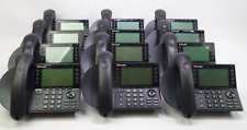 Lot of 12 ShoreTel IP480 8-line VoIP System Phones with Handsets and Stands picture