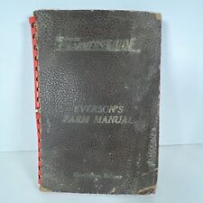 Vintage 1944 Everson's Farm Manual - Indiana Farmers Guide - Farming Life picture