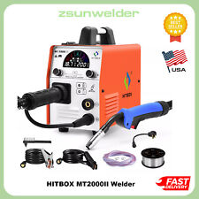HITBOX 110V /220V 4in1 MIG Welder Inverter Gas ARC TIG MIG Welding Machine 200A picture