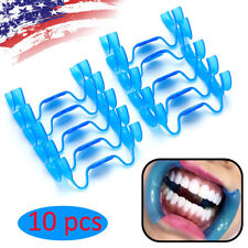 10 Pcs Dental M-Shape Mouth Opener with Mirror Cheek Retractor Teeth Whitening picture
