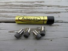 Vintage Autopoint Lead Pencil Eraser Replacements No. 40B Black ~ U.S.A. picture